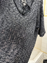 Load image into Gallery viewer, 1980s Issey Miyake Cowl Neck Tee with Rubber Dot Applique - Size M