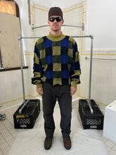 Load image into Gallery viewer, 1980s Issey Miyake 3D Checkered Knit Sweater - Size M