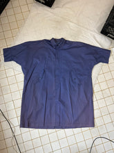 Load image into Gallery viewer, 1980s Issey Miyake Purple Polyurethane Coated Cotton Squid Coat - Size M
