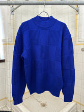 Load image into Gallery viewer, 1980s Issey Miyake Mixed Gauge Checkered Sweater - Size M