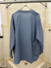 Load image into Gallery viewer, 1980s Marithe Francois Girbaud Chambray Shirt with Neck Button Detail - Size L