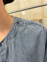 Load image into Gallery viewer, 1980s Marithe Francois Girbaud Chambray Shirt with Neck Button Detail - Size L