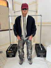 Load image into Gallery viewer, aw1993 Armani Padded Bomber with Arm Cinch and Back Graphic Detailing - Size L