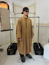 Load image into Gallery viewer, 1980s Issey Miyake Tan Polyurethane Coated Cotton Squid Coat - Size M/L
