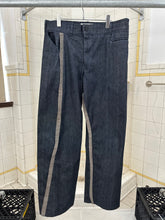 Load image into Gallery viewer, 1990s Vexed Generation Skewed Denim Pants with Asymmetrical Trim - Size L