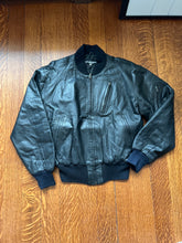 Load image into Gallery viewer, Katherine Hamnett - Leather Bomber Jacket
