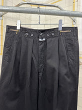 Load image into Gallery viewer, 1980s Marithe Francois Girbaud x Closed Black Waist Cinch Pleated Trousers - Size L