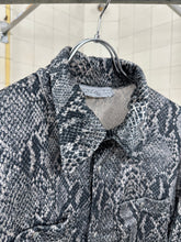 Load image into Gallery viewer, 1990s Dexter Wong Snake Skin Print Rave Shirt - Size L