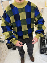 Load image into Gallery viewer, 1980s Issey Miyake 3D Checkered Knit Sweater - Size M