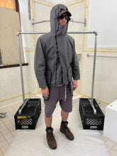 Load image into Gallery viewer, 2000s Jipijapa Grey Hooded Jacket with Massive Zipper Cargo Pocket Hems - Size M