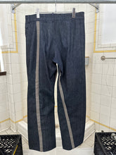 Load image into Gallery viewer, 1990s Vexed Generation Skewed Denim Pants with Asymmetrical Trim - Size L