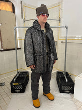 Load image into Gallery viewer, aw1997 Issey Miyake Silver Painted Boiled Wool Astro Parka - Size L