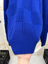 Load image into Gallery viewer, 1980s Issey Miyake Mixed Gauge Checkered Sweater - Size M