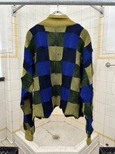 Load image into Gallery viewer, 1980s Issey Miyake 3D Checkered Knit Sweater - Size M