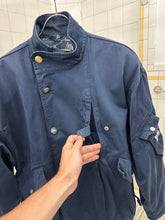 Load image into Gallery viewer, 1980s Ball Double Breasted Military Jacket with Back Cinch - Size L