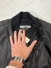 Load image into Gallery viewer, 1990s Katharine Hamnett Leather Bomber - Size XL