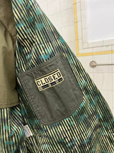 Load image into Gallery viewer, 1980s Marithe Francois Girbaud x Closed Military Blazer with Striped Print Lining - Size M