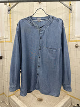 Load image into Gallery viewer, 1980s Marithe Francois Girbaud Chambray Shirt with Neck Button Detail - Size L