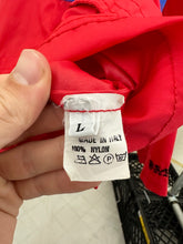 Load image into Gallery viewer, 1990s Vintage Sabotage Windbreaker with Mesh Lining and Packable Hood - Size L