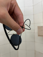 Load image into Gallery viewer, 1980s Issey Miyake Black Shutter Shades - Size OS