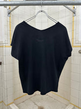 Load image into Gallery viewer, 1980s Issey Miyake Women's V-Neck Drape Collar Tee - Size S