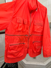 Load image into Gallery viewer, 1980s Vintage R Merchandise Hi-Vis Parachute Jacket with Large Pocket on Back - Size L