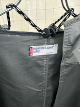 Load image into Gallery viewer, 2000s Levis Engineered Jeans Chemical Hood Metallic Jacket in Silver Blue - Size L