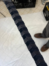 Load image into Gallery viewer, 1980s Issey Miyake Braided Leather Chevron Belt - Size S