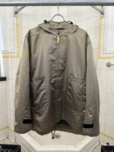Load image into Gallery viewer, 2000s Levis Engineered Jeans Chemical Hood Metallic Jacket in Metallic Gold - Size L