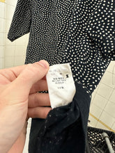 Load image into Gallery viewer, 1980s Issey Miyake Spotted Bleach Print Quarter Button Up - Size M