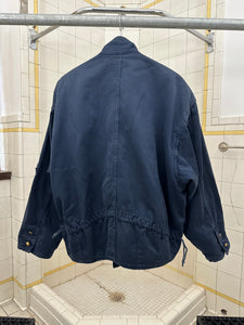 1980s Ball Double Breasted Military Jacket with Back Cinch - Size L