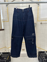 Load image into Gallery viewer, 1990s Vintage Sideskid Dark Baggy Denim Jeans - Size S
