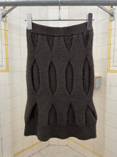 Load image into Gallery viewer, 1990s Issey Miyake Knit Skirt with Gathered Float Detail - Size XS