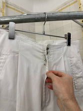 Load image into Gallery viewer, 1980s Claude Montana Long White Pleated Shorts - Size M