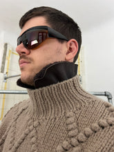 Load image into Gallery viewer, aw2000 Burberry Prorsum x Roberto Menichetti Brown Shearling Neck Warmer - Size OS