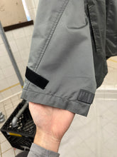 Load image into Gallery viewer, 2000s Levis Engineered Jeans Chemical Hood Metallic Jacket in Silver Blue - Size L