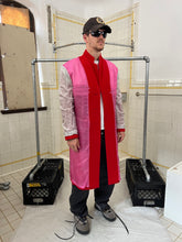 Load image into Gallery viewer, aw2009 Yohji Yamamoto Vibrant Red Reversible Chester Coat with Yuzen Dyed Jaguar Lining - Size L
