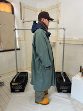 Load image into Gallery viewer, 1980s Issey Miyake Aqua Polyurethane Coated Cotton Squid Coat - Size M/L