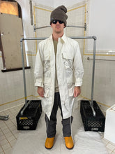 Load image into Gallery viewer, ss2004 Issey Miyake White Bungee Cord Long Raincoat - Size M