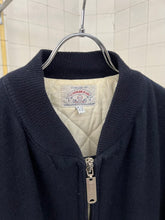 Load image into Gallery viewer, aw1993 Armani Padded Bomber with Arm Cinch and Back Graphic Detailing - Size L
