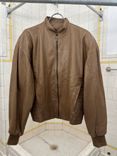 Load image into Gallery viewer, 1980s Claude Montana Cinched Leather Jacket with Shoulderpads - Size M