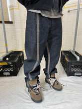 Load image into Gallery viewer, 1990s Vexed Generation Skewed Denim Pants with Asymmetrical Trim - Size L