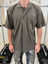 Load image into Gallery viewer, 1980s Issey Miyake Pleated Single Button Polo Shirt - Size M