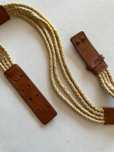 Load image into Gallery viewer, Issey Miyake Leather and Rope Belt - Size M