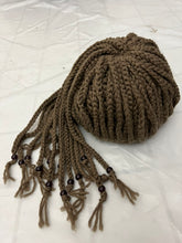 Load image into Gallery viewer, aw2004 Issey Miyake Brown Braided Wool Hat - Size OS