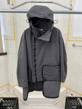 Load image into Gallery viewer, 2000s Jipijapa Grey Hooded Jacket with Massive Zipper Cargo Pocket Hems - Size M