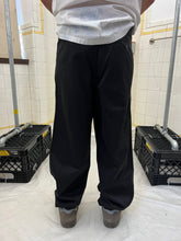 Load image into Gallery viewer, 1980s Marithe Francois Girbaud x Closed Black Waist Cinch Pleated Trousers - Size L