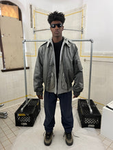 Load image into Gallery viewer, 1990s Armani Oversized Silver Metallic Bomber - Size XL
