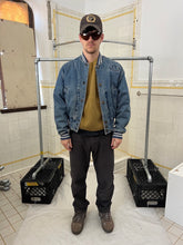 Load image into Gallery viewer, 1980s Katharine Hamnett Denim Teddy Jacket with Hidden Cargo Pocket - Size L
