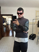 Load image into Gallery viewer, 1980s Issey Miyake Brown Quarter Zip with Coated Paneling - Size M
